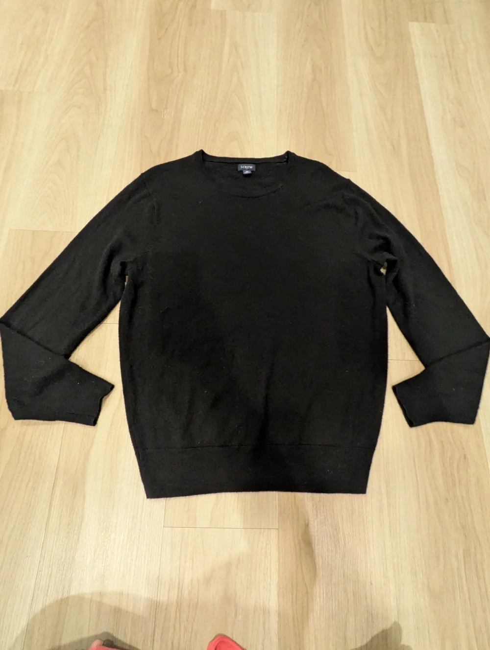 J Crew Black Wool Blend Sweater Size M